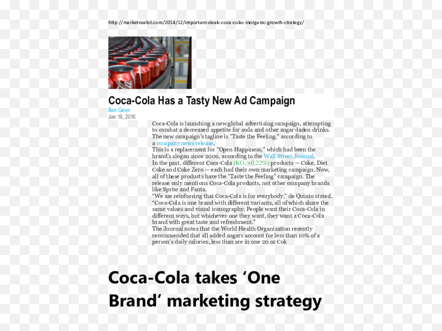 Doc Coca - Cola Has A Tasty New Ad Campaign Muhammad Ahmad Emoji,Coca Cola Campaign 2015 ?????? Emotion