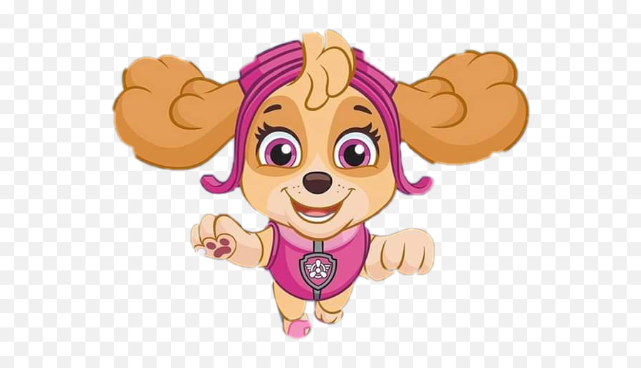 Pawpatrol Skye Sticker By All Emoji,Paw Patrol Emoji Love