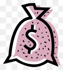 Vector Illustration Of Money Bag Moneybag Or Sack - Pink Emoji,Money Bag Emoji