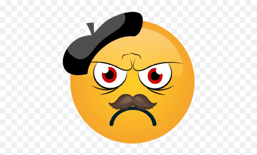 The Emoji By Darren Crockenball - Sticker Maker For Whatsapp,Mustache Face Emoji