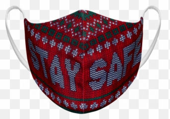In - Stock Reusable Sublimated Fabric Face Masks Order Akfm1135 Emoji,Red Mask Emoji