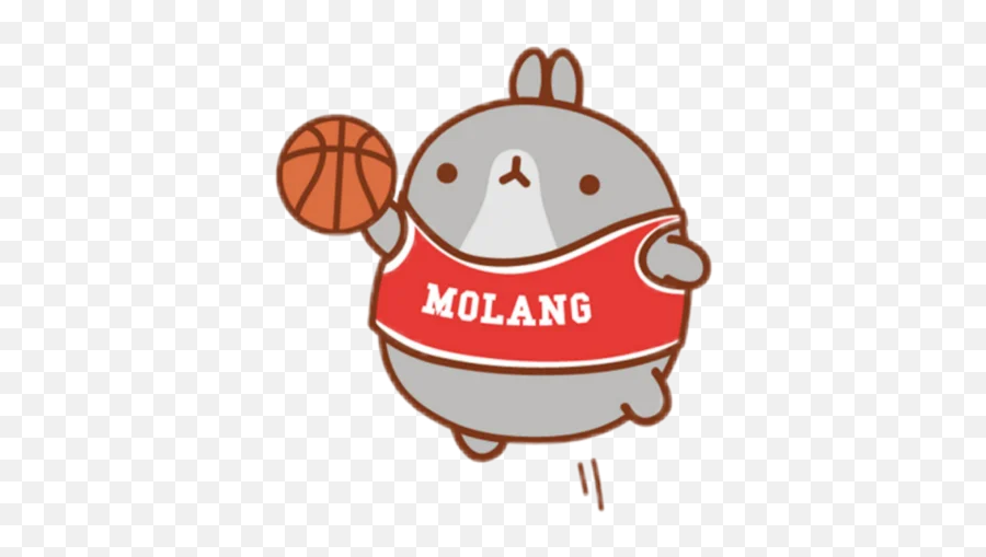 Telegram Sticker From Molang Wszb Remix Pack Emoji,Basketball Discord Emoji Pack