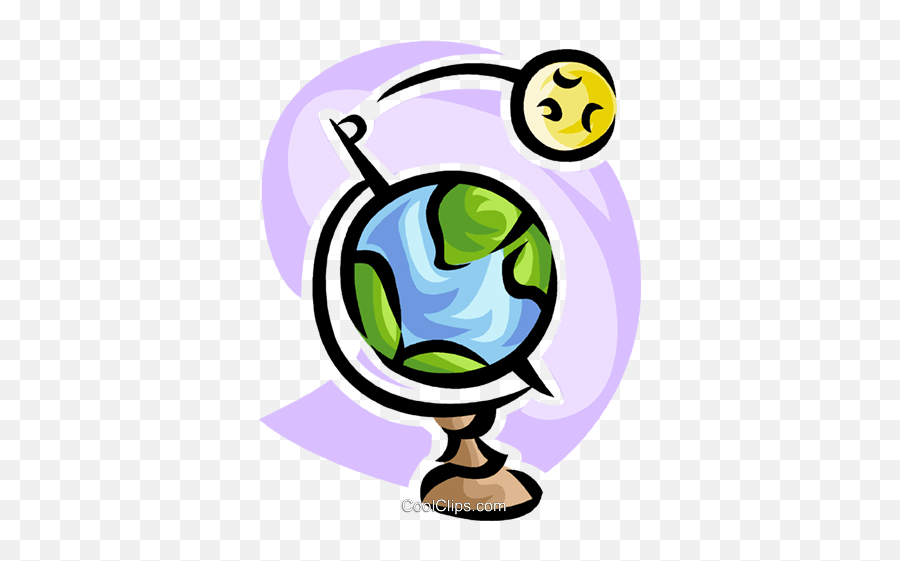 Planet Orbiting The Earth Royalty Free Vector Clip Art Emoji,Planet Emoticons