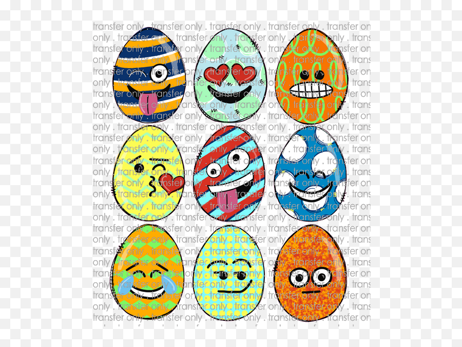 Ready To Press Htv And Sublimation - Easter Taylored Vinyl Emoji,Easter Emojis