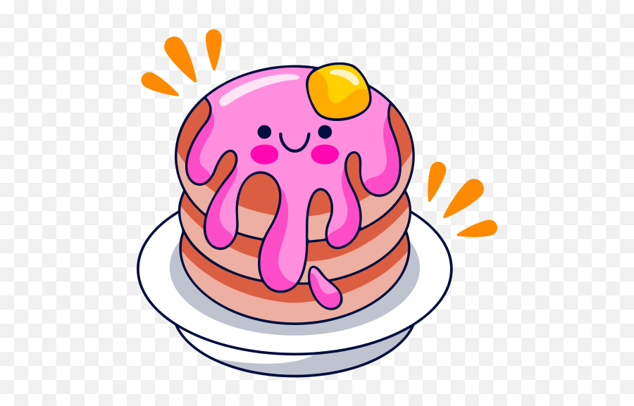 Pancakes Stickers - Free Food Stickers Emoji,Fish Cake Emoji Twitter