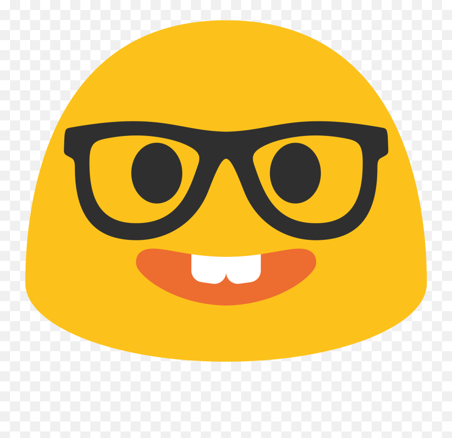 Nerd Transparent Emoji Glass Clip Free Stock - Nerd Face Transparent Background Nerd Emoji,Free Emojis