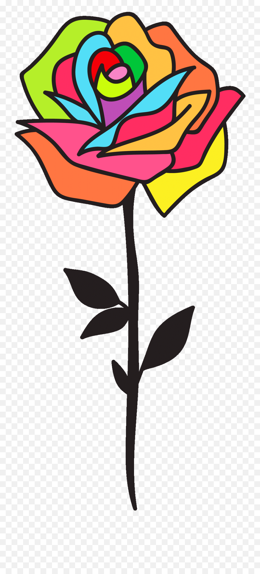 Love Is Rose Sticker By Sarokey For Ios Android Giphy - Floral Emoji,Rose Emoji Android