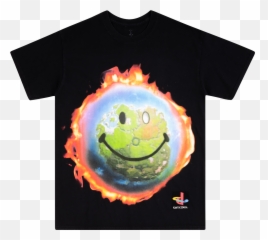 Travis Scott The Scotts World Tee - Cjfn Ss04 Unisex Emoji,Kanye Emoticon