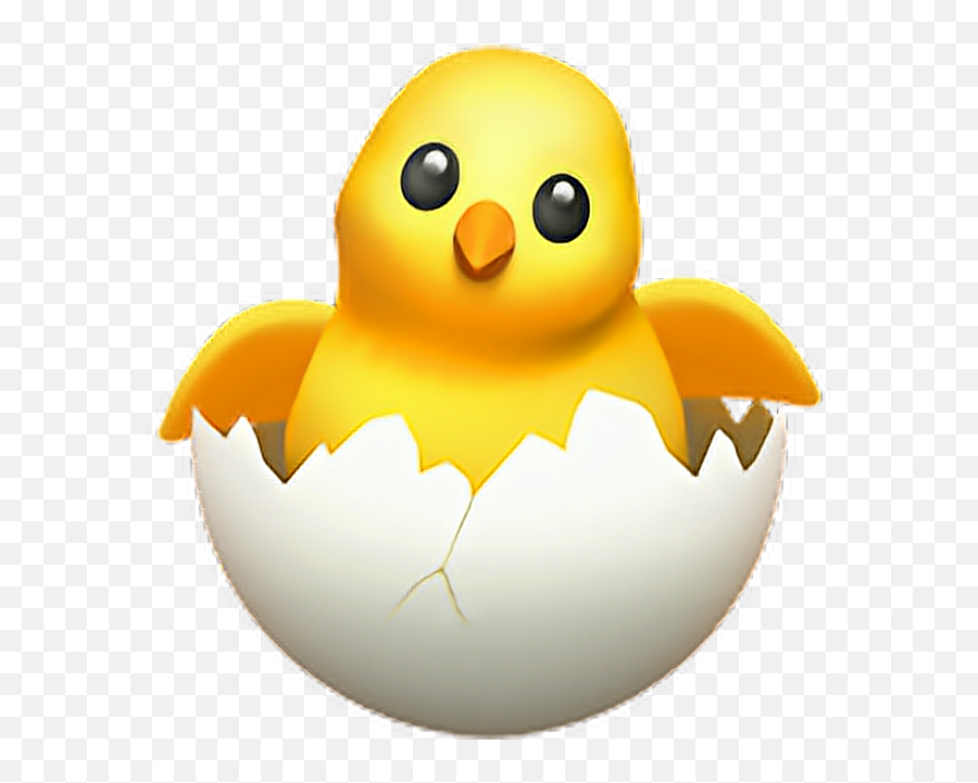 Babychicken Egg Chicken Sticker - Hatching Chick Emoji Iphone,Egg Emoji