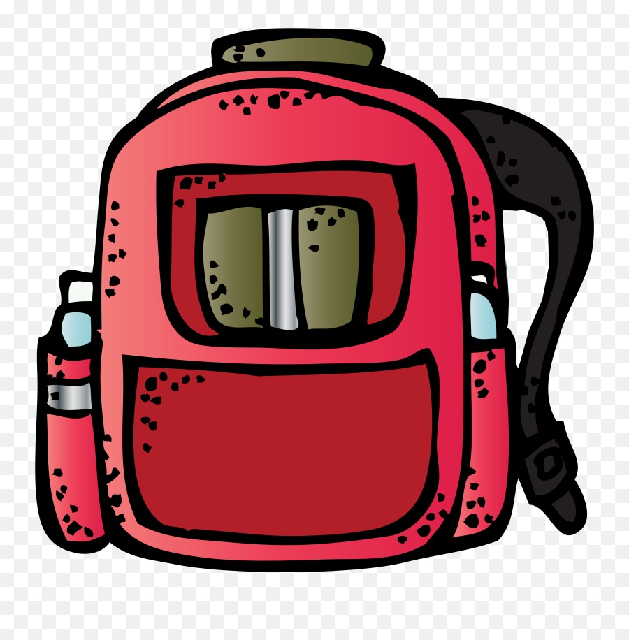 Homework Clipart Backpack Homework Backpack Transparent - Melonheadz Clipart School Emoji,Emoji Backpacks For School