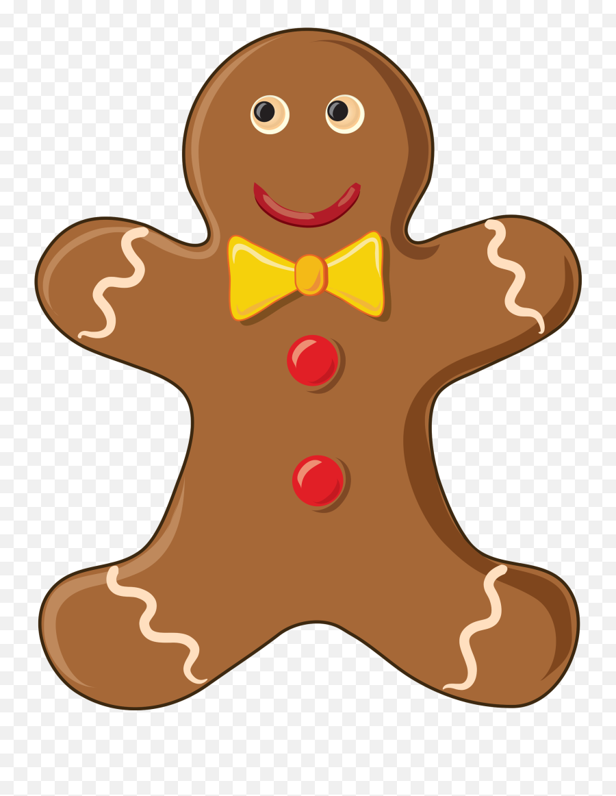 Gingerbread Man Clip Art - Gingerbread Man Emoji,Gingerbread Cookie Emoji