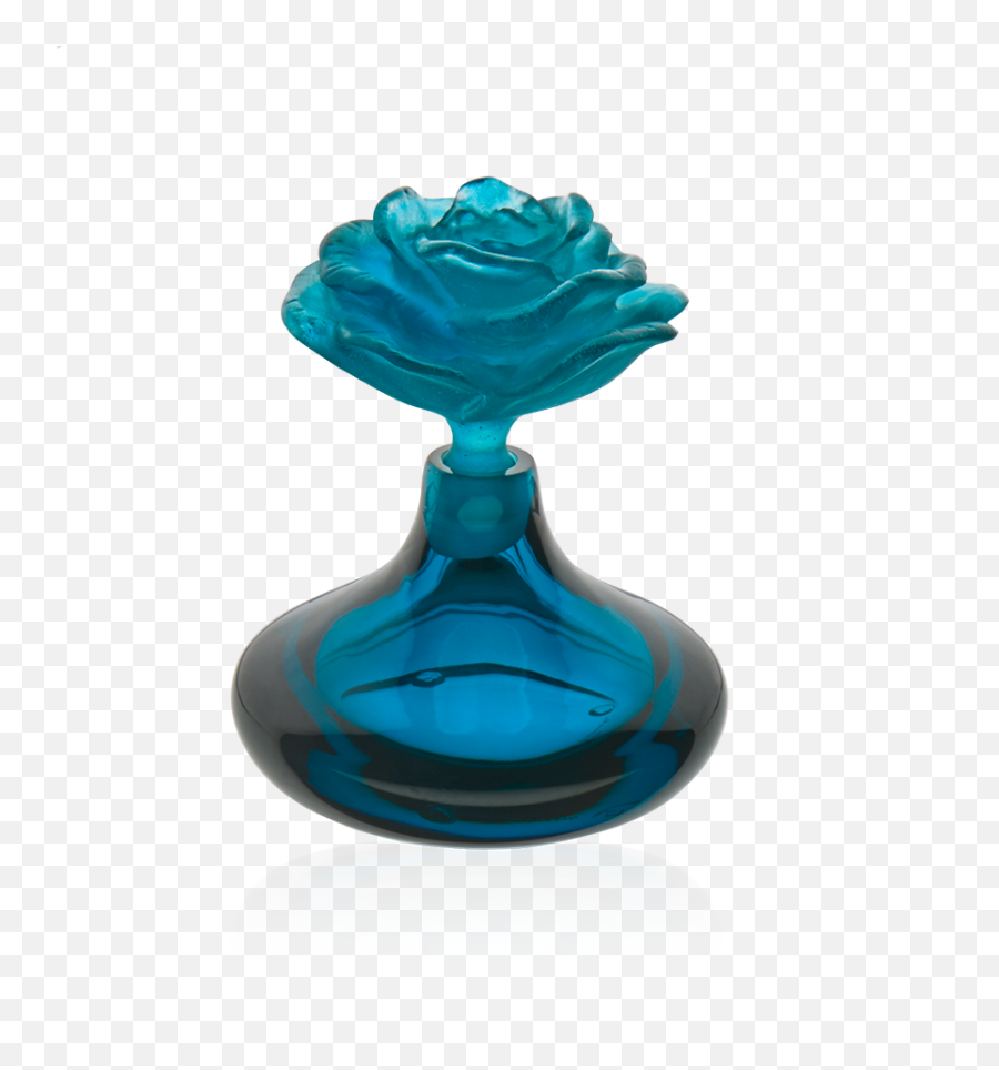 Rose Romance Perfume Bottle In Blue - Bottle Emoji,Blue Emotion Rose