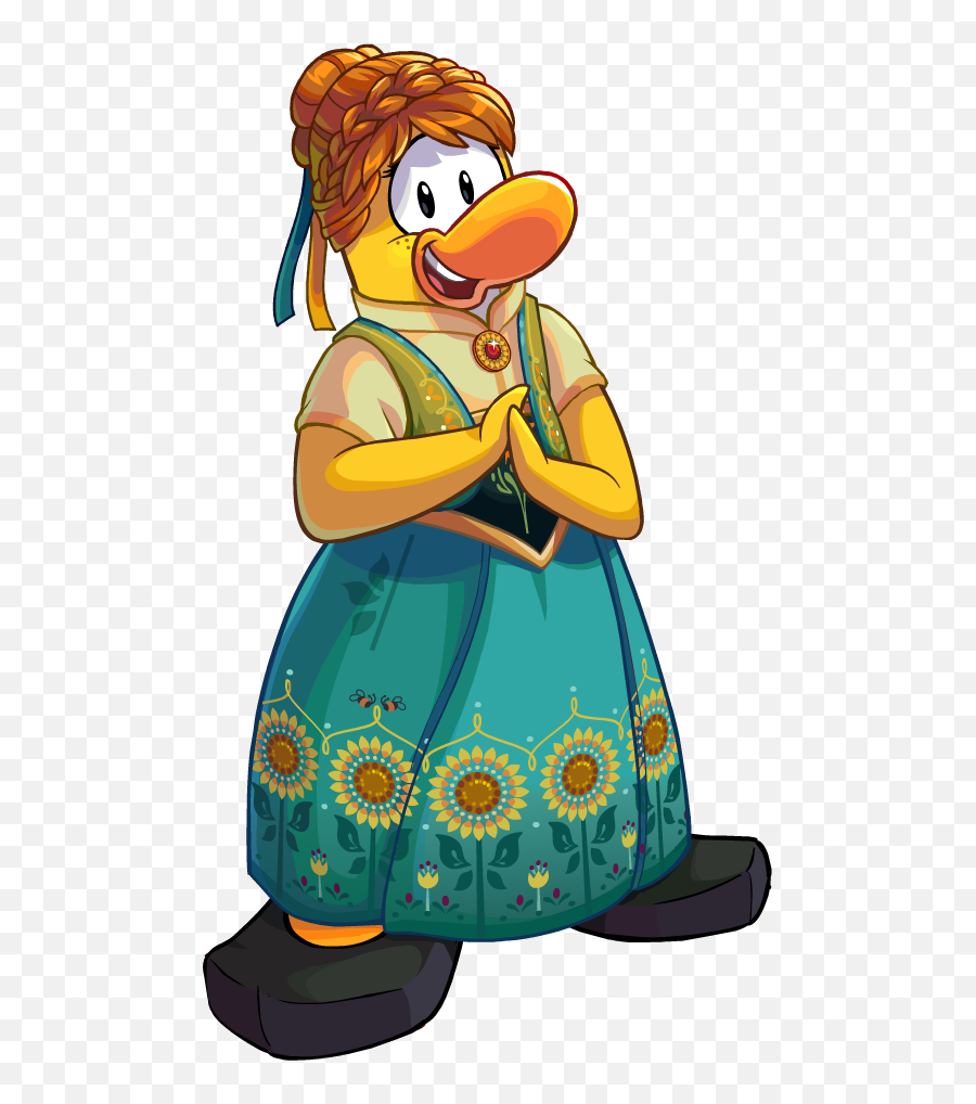 Anna - Club Penguin Frozen Fever Emoji,Frozen Fever Emoji