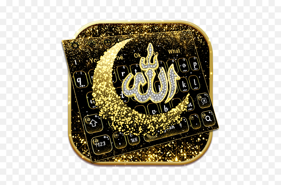 Allah Shiny Keyboard - Language Emoji,Allah Symbol Emoji