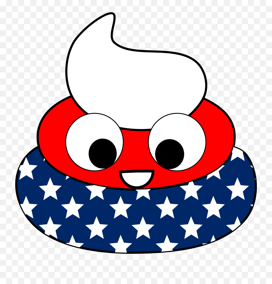 Poop Clipart Big Picture 1942241 Poop Clipart Big - Usa Poop Emoji,Taking A Dump Emoji