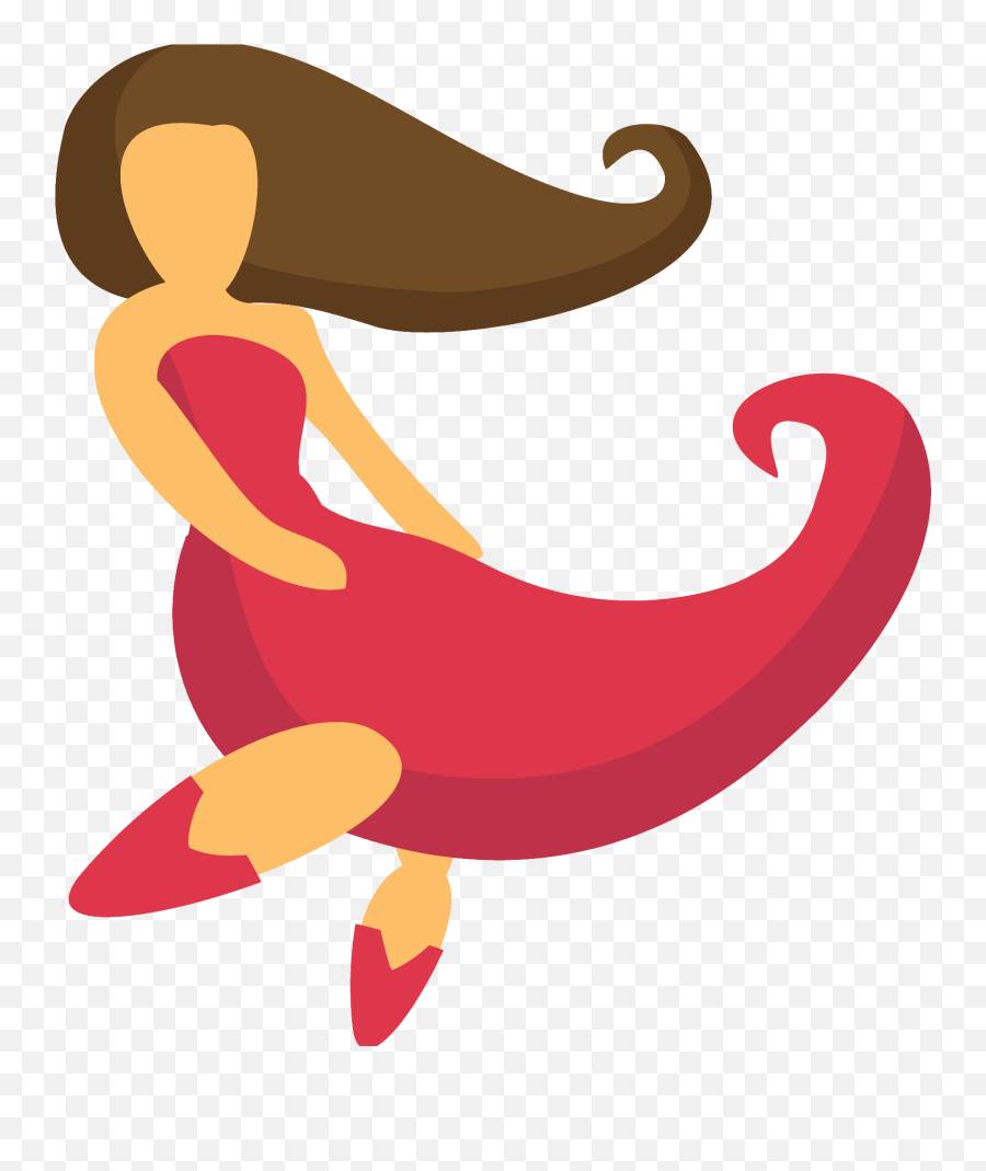 Woman Dancing Emoji Clipart - Fictional Character,Woman Dancing Emoji