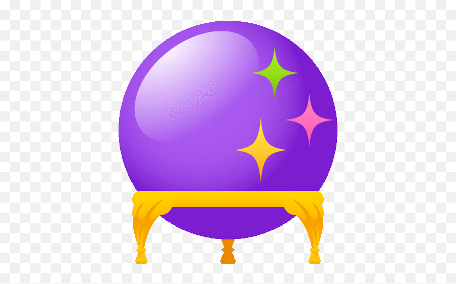 Crystal Ball Objects Gif - Clip Art Emoji,Magic Ball Emoji