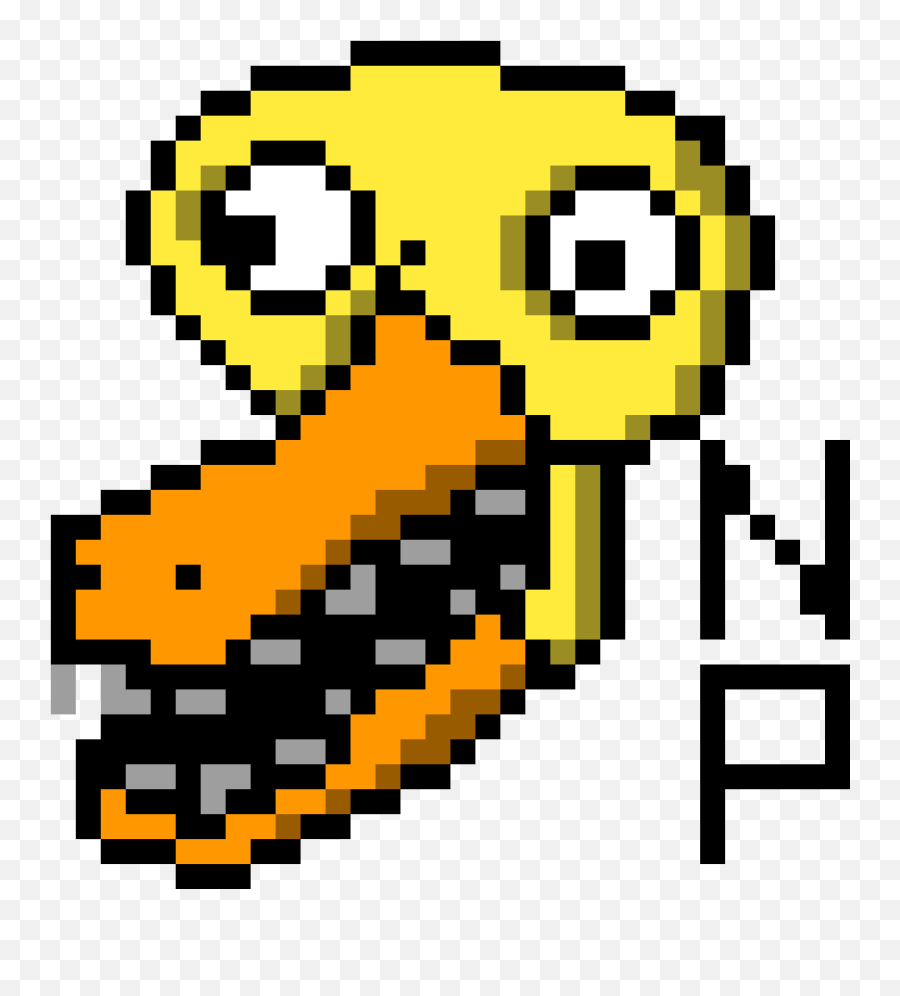 Pixilart - Duck D By Anonymous Dot Emoji,Duck In Emoticon