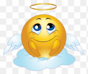 Funny Emoticons Funny Emoji Smiley - Pure Emoji,Angel Emoji