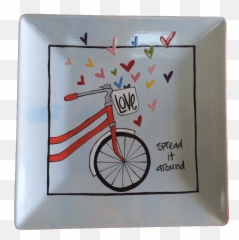 Handmade Valentines Day Ideas - Road Bicycle Emoji,Emoji Plate Pottery