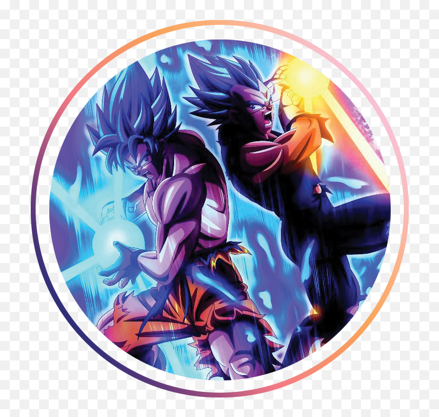 Dragon Ball - Dragon Ball Z Goku And Vegeta Super Saiyan Blue Emoji,Goku Emoji