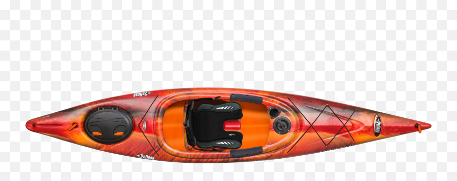 Pelican - Kayak Pelican Sprint 120xr Emoji,Emotion Tide Kayak, Orange