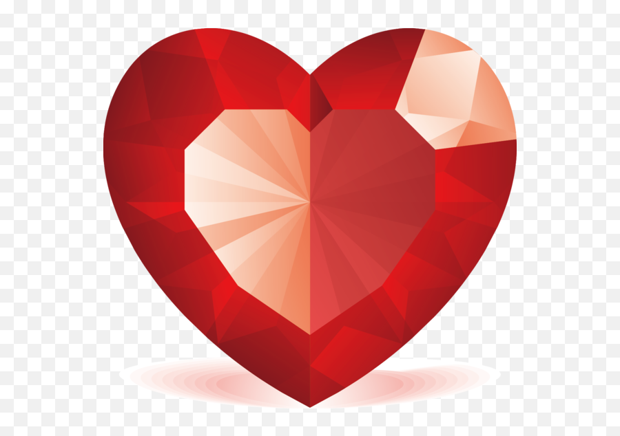 Heart Gemstone Symbol Love For Valentines Day - 1349x1244 Crystal Heart Png Emoji,Orange.heart Emoticon