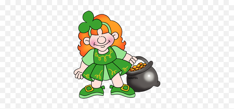 Saint Patricks Day Leprechauns Clip Art - Girl Leprechaun Clipart Free Emoji,Patricks Emotions