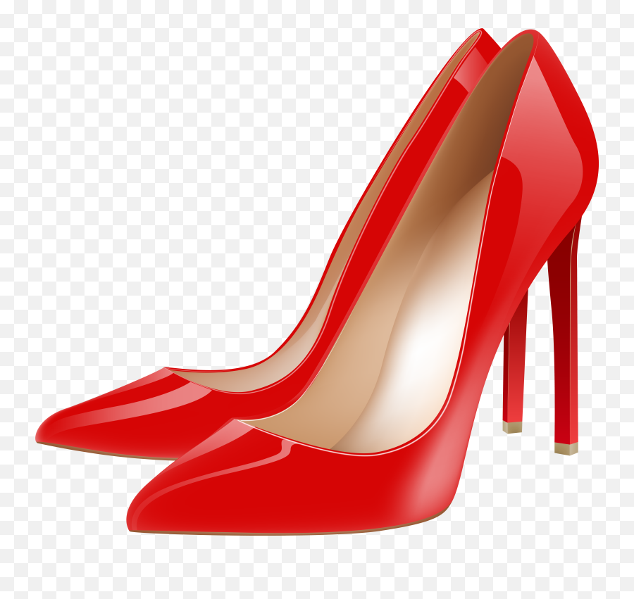 Hd Red Shoe High Heel Red Fashion Emoji,Cat Emoji Heels