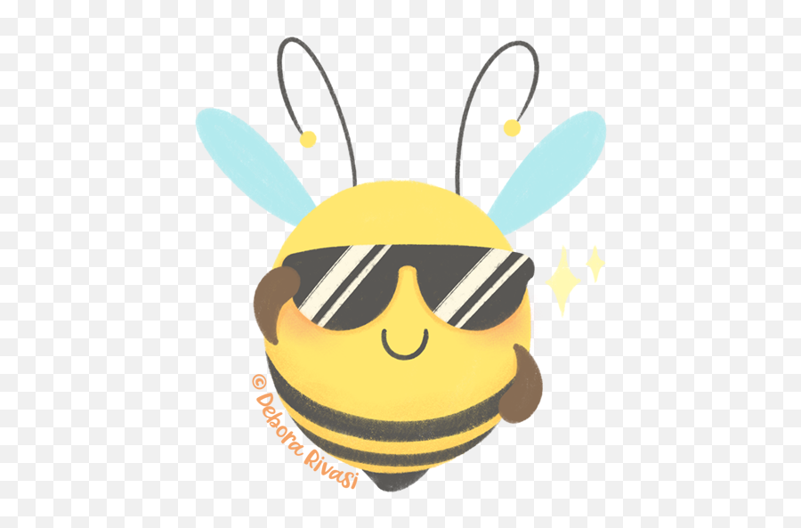Sticker Maker - Chubby Bees Happy Emoji,Bee Emoticon Google