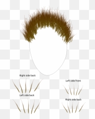 Free Clip Art Anime Hair 1 By Firestorm200 - Dot Emoji,Chiyo-chichi Emoticons