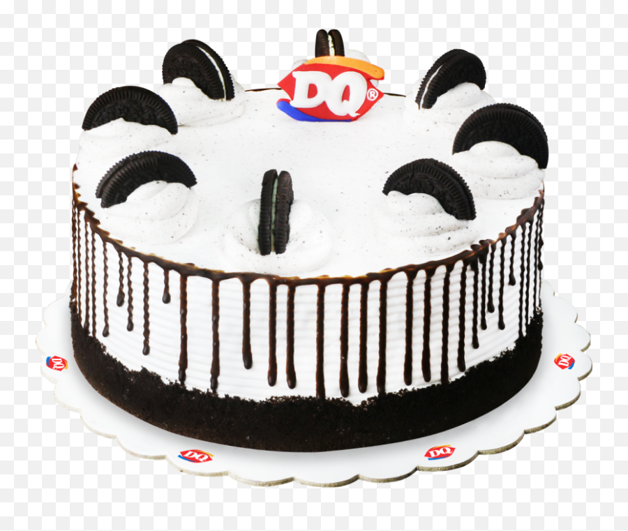 Dairy Queen Happy Taste Good Cakes - Oreo 6 Blizzard Cake Emoji,Holding Cake Emoticon