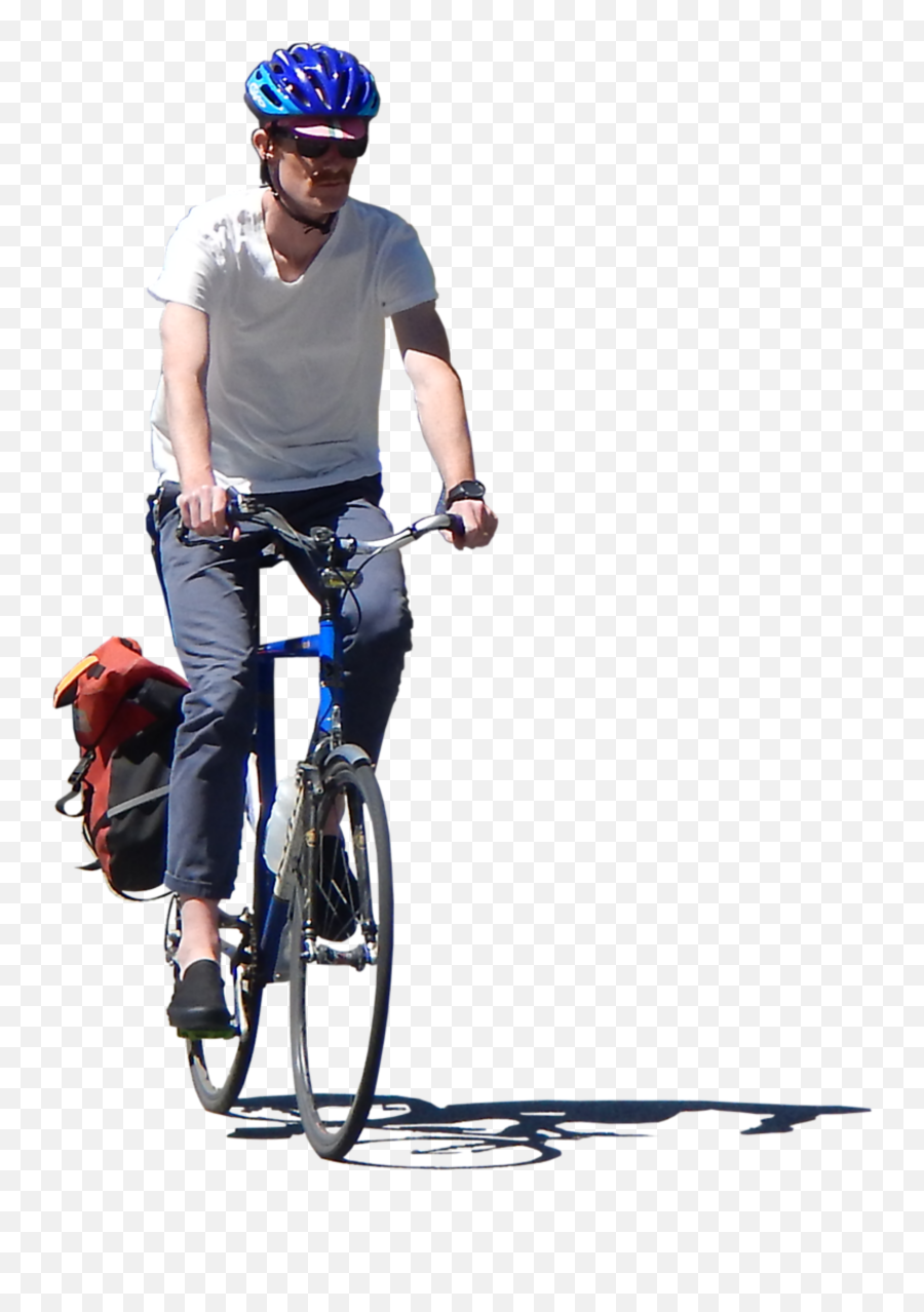 Cyclist Sticker By Rafaelmolko - Man Transparent Bicycle Png Emoji,Cycling Emoji