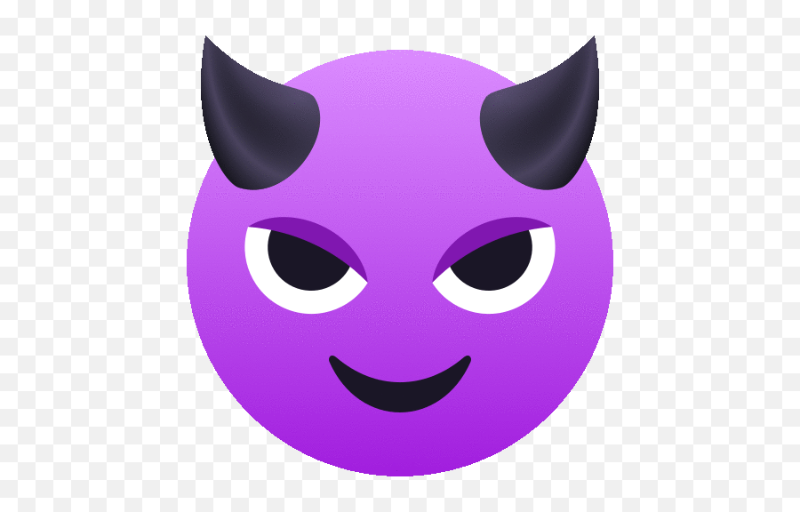 Smiling Face With Horns Joypixels Devil Emoji,Emoticon I Am Bad