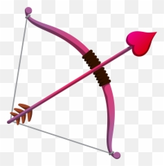 Free Heart Bow And Arrow 1186924 Png - Arco E Flecha Png Emoji,Facebook Bow And Arrow Emoticon