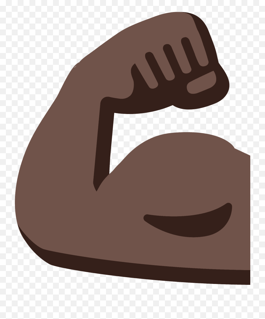 Emoji U1f4aa 1f3ff - Muscle Arm Emoji Transparent,Hurricane Emoji