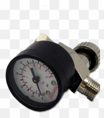Image Of A Devilbiss Air Regulator And Gauge Transparent Png - Caldor Emoji,Hot Wind And Balloon Emoji