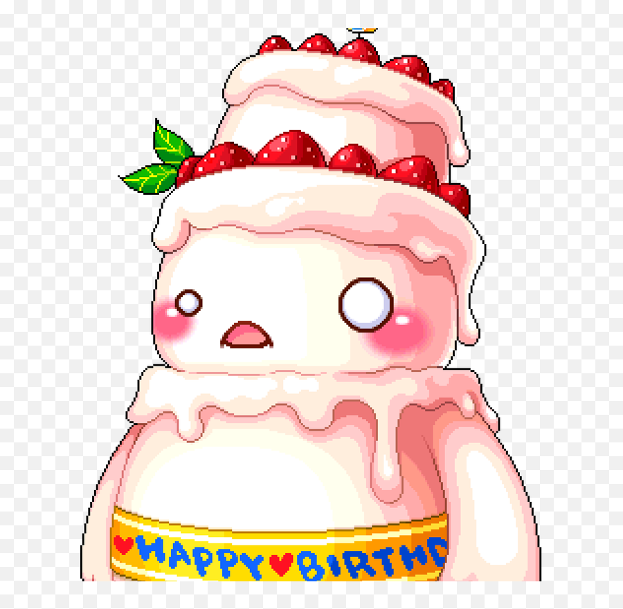Cake Monster Png Transparent Png - Cake Monster Png Emoji,Birthday Cake Emoji Necklace