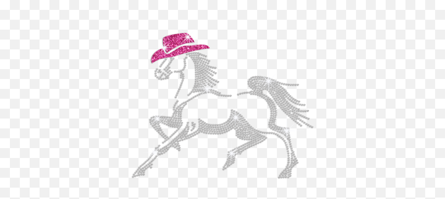Running Horse With Cowboy Hat Iron Emoji,Horse Emotions Printable Encyclopedia