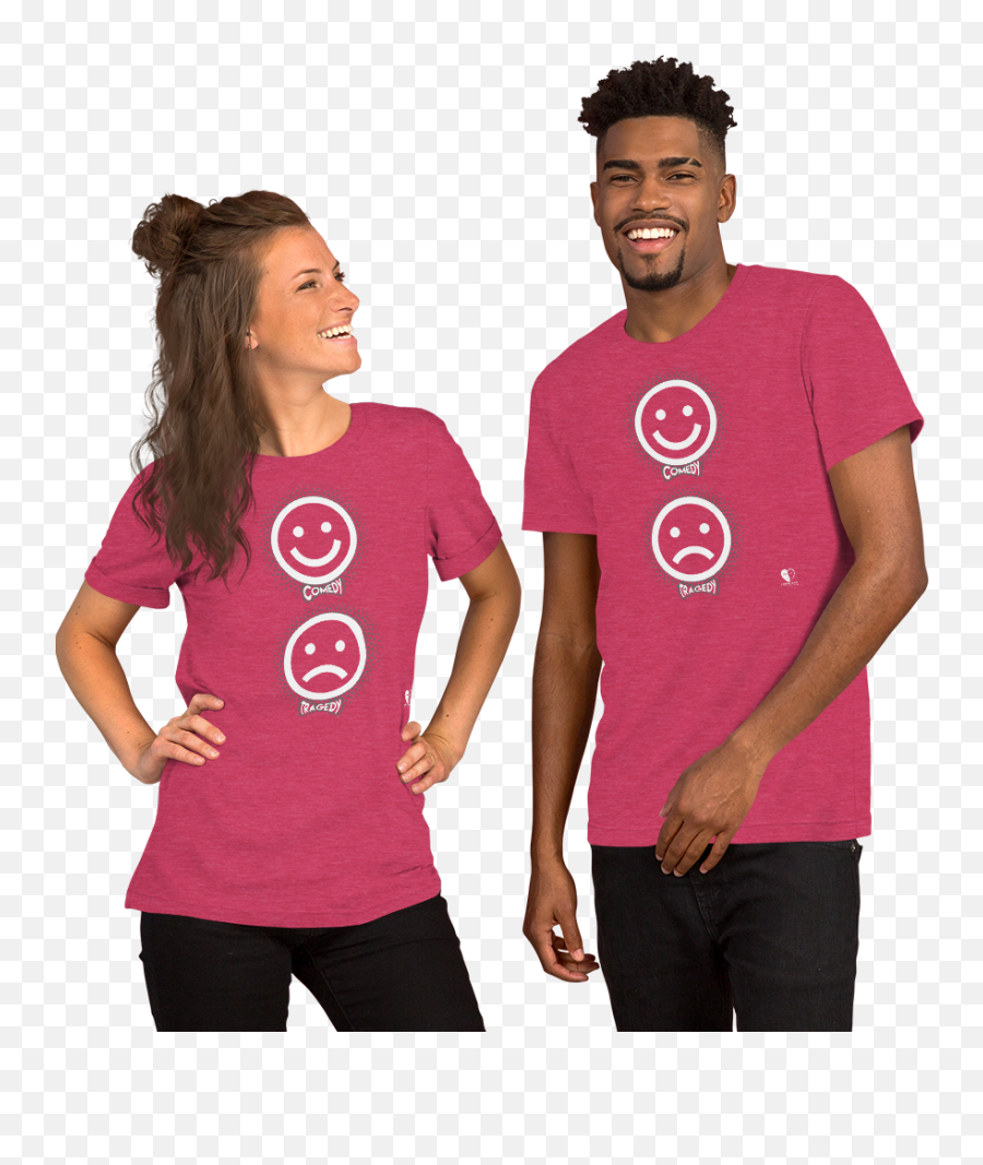 Comedy U0026 Tragedy Emoji Short Sleeve Unisex T - Shirt,Actor Emoji Pictures