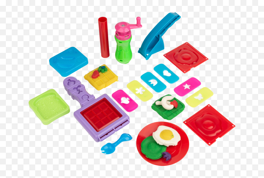 Super Toys 20 - Piece Kitchen Fun Playset With 4 Mega Cans Of Messy Emoji,Mega Emoji