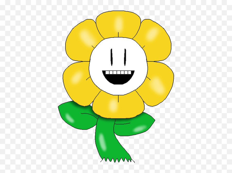 Flowey Weasyl - Happy Emoji,Undertale Emoticon