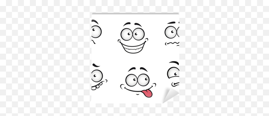 Cartoon Emotions Faces Wall Mural U2022 Pixers U2022 We Live To Change - Sarcastic Face Drawing Emoji,Emotions Faces