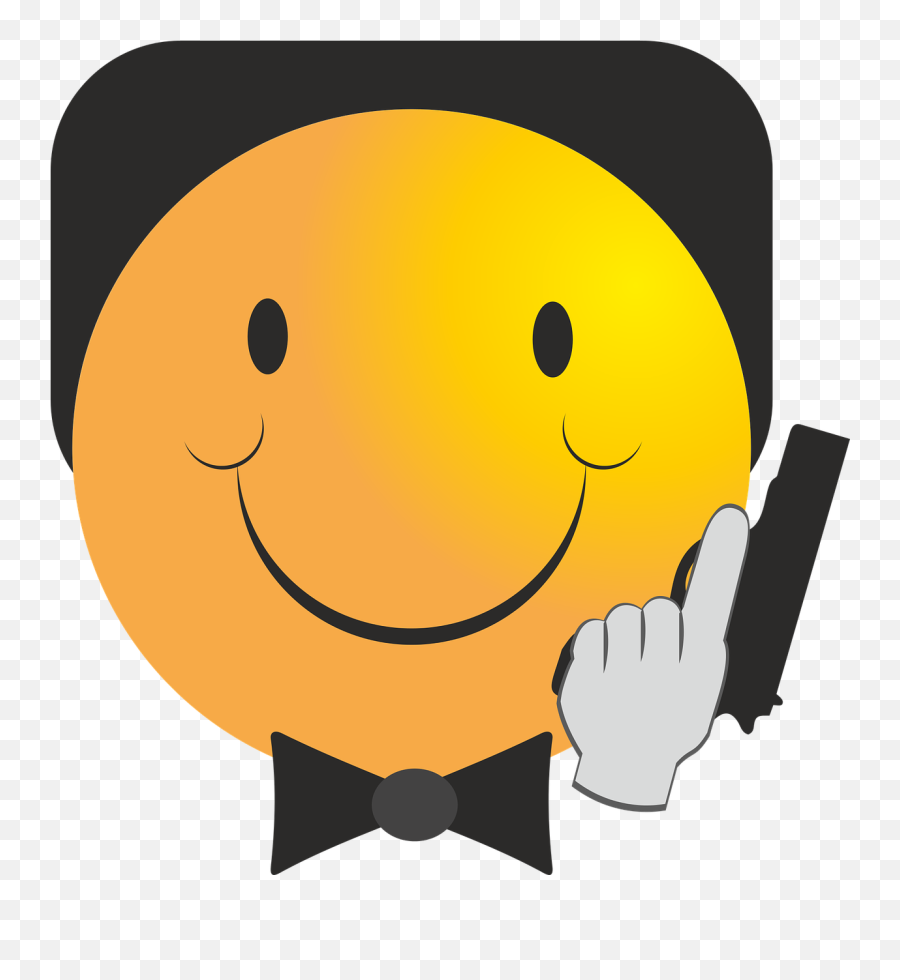 Smiley James Bond Held - James Bond Emoji,Film Emoji