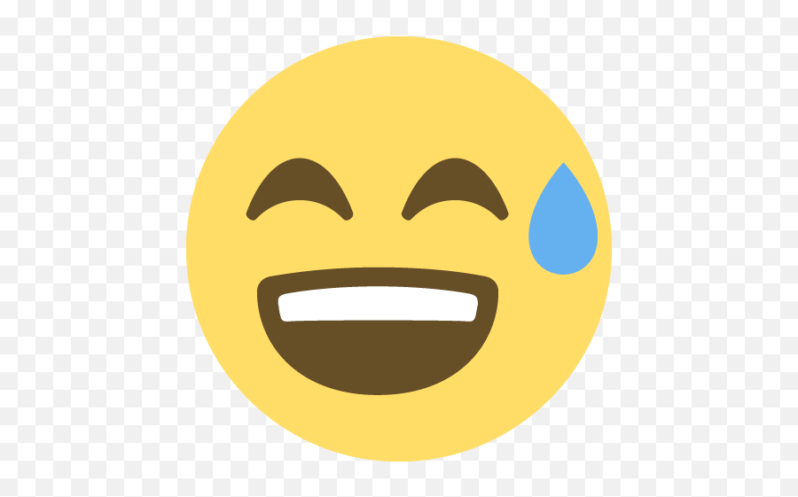 Sweating Emoji Cliparts - Emoji Sweat 512x512 Png,Android Emoji Meanings