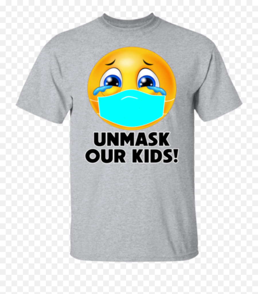 T - Shirt Unmask Our Kids Abused Child Antimask Mandate Fauci Tyranny Tyrants Ebay Emoji,Gray Box Emoji