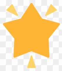 Glowing Star - Vertical Emoji,Star Shoe Emoji