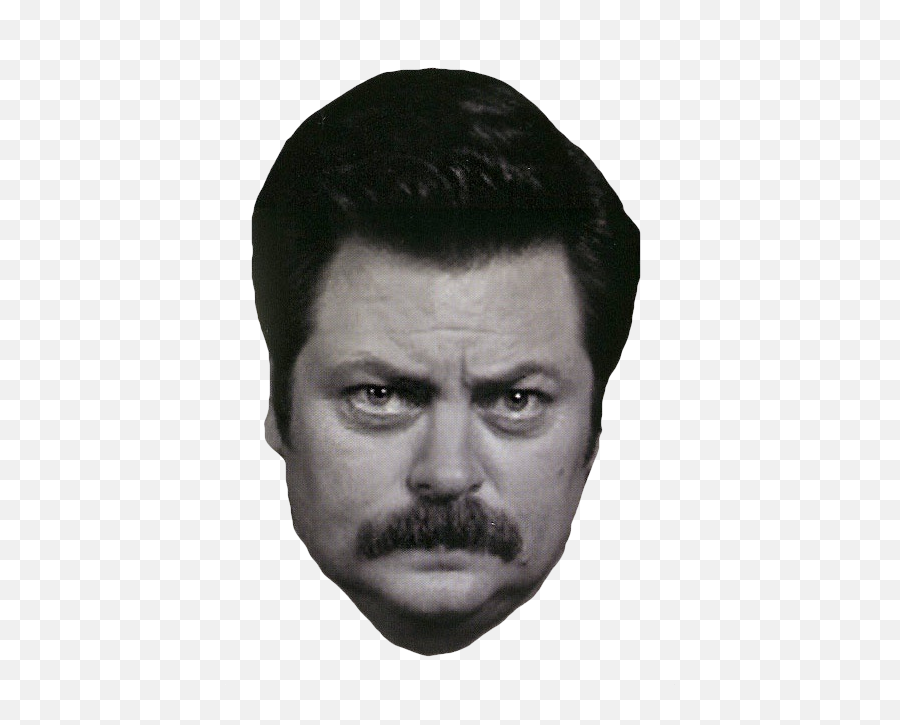 Ron Swanson - Ron Swanson Pyramid Of Greatness Face Emoji,Ron Swanson Emotions