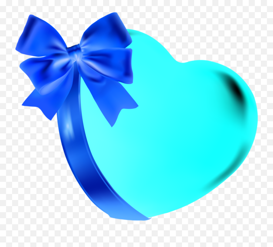 Mq Blue Heart Hearts Bow Bows Ribbon - Bow Emoji,Heart Bow Emoji