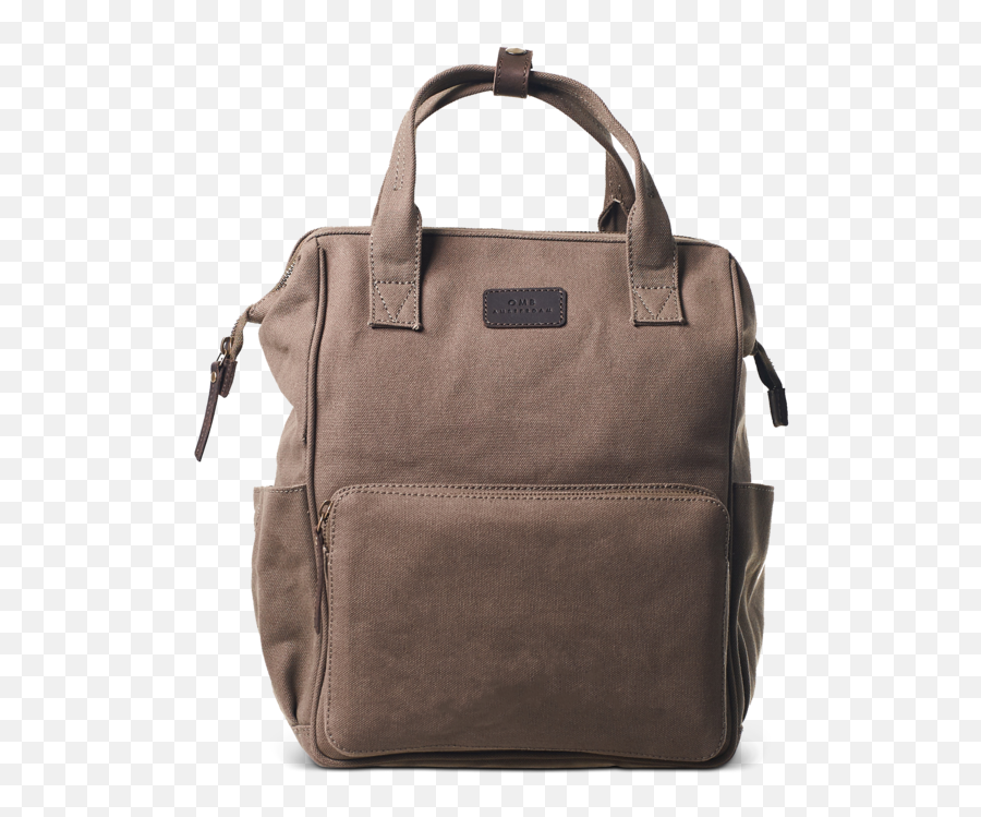 Billieu0027s Backpack - Olive U0026 Dark Brown Canvas Backpack Emoji,Briefcase Letter Emoji